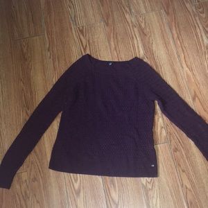Deep purple American eagle sweater